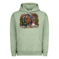 Pigment Oil Green cowboy take me away Urban Hoodie - SublimationCraftShop