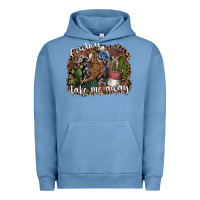 Pigment Pebble Blue cowboy take me away Urban Hoodie - SublimationCraftShop