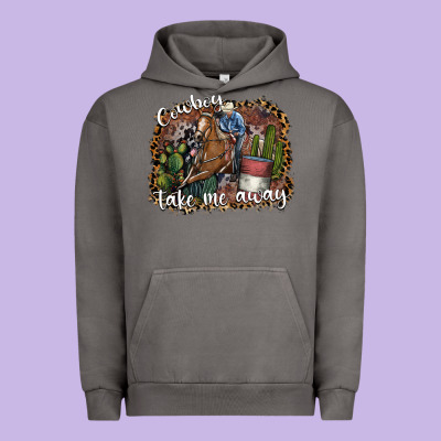 Cowboy Take Me Away Urban Hoodie Designed By Sublimationcraftshop