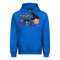 Cobalt Candy Corn Cutie Urban Hoodie - CowhideDigitalArt