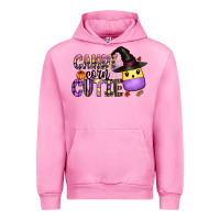 Fuchsia Pink Candy Corn Cutie Urban Hoodie - CowhideDigitalArt