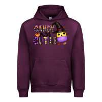 Mauve Wine Candy Corn Cutie Urban Hoodie - CowhideDigitalArt