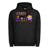 Pigment Black Candy Corn Cutie Urban Hoodie - CowhideDigitalArt