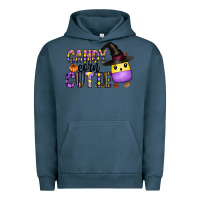 Pigment Midnight Navy Candy Corn Cutie Urban Hoodie - CowhideDigitalArt