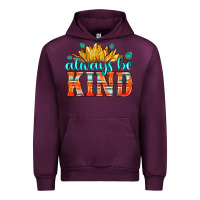Mauve Wine always be kind Urban Hoodie - HRA Design Shop