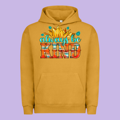 Always Be Kind Urban Hoodie Designed By Hra Design Shop