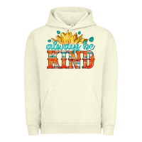 Pigment Pistachio always be kind Urban Hoodie - HRA Design Shop