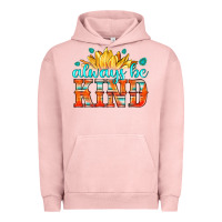 Pigment Salmon always be kind Urban Hoodie - HRA Design Shop