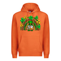 Carrot St. Patrick's Day gnome rainbow Premium Hoodie - Neo Western