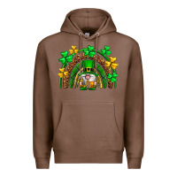 Chestnut St. Patrick's Day gnome rainbow Premium Hoodie - Neo Western