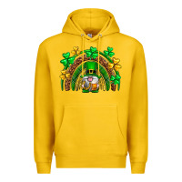Lemon St. Patrick's Day gnome rainbow Premium Hoodie - Neo Western