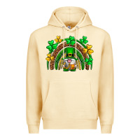 Pina Colada St. Patrick's Day gnome rainbow Premium Hoodie - Neo Western