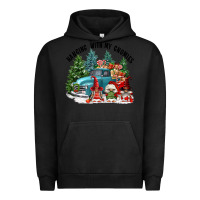 Pigment Black hanging with my gnomies Urban Hoodie - FaDigitalArtStudio