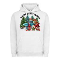 Pigment Lunar Rock hanging with my gnomies Urban Hoodie - FaDigitalArtStudio