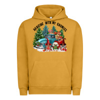 Pigment Peanut Butter hanging with my gnomies Urban Hoodie - FaDigitalArtStudio