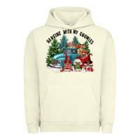 Pigment Pistachio hanging with my gnomies Urban Hoodie - FaDigitalArtStudio