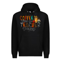 Black coffee gives me teacher Premium Hoodie - CowhideDigitalArt