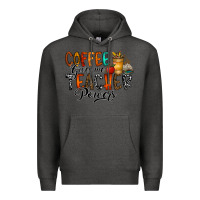 Charcoal Heather coffee gives me teacher Premium Hoodie - CowhideDigitalArt