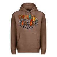 Chestnut coffee gives me teacher Premium Hoodie - CowhideDigitalArt