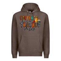 Coffee coffee gives me teacher Premium Hoodie - CowhideDigitalArt