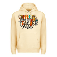 Pina Colada coffee gives me teacher Premium Hoodie - CowhideDigitalArt