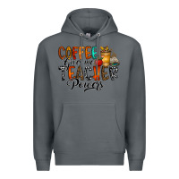 Rock coffee gives me teacher Premium Hoodie - CowhideDigitalArt
