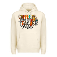 Tofu coffee gives me teacher Premium Hoodie - CowhideDigitalArt