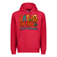 Cardinal eat drink give thanks Premium Hoodie - CowhideDigitalArt