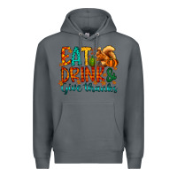 Rock eat drink give thanks Premium Hoodie - CowhideDigitalArt