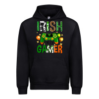 Black irish i was gamer st. patricks day Urban Hoodie - Neo Western