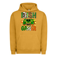 Pigment Peanut Butter irish i was gamer st. patricks day Urban Hoodie - Neo Western