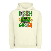Pigment Pistachio irish i was gamer st. patricks day Urban Hoodie - Neo Western