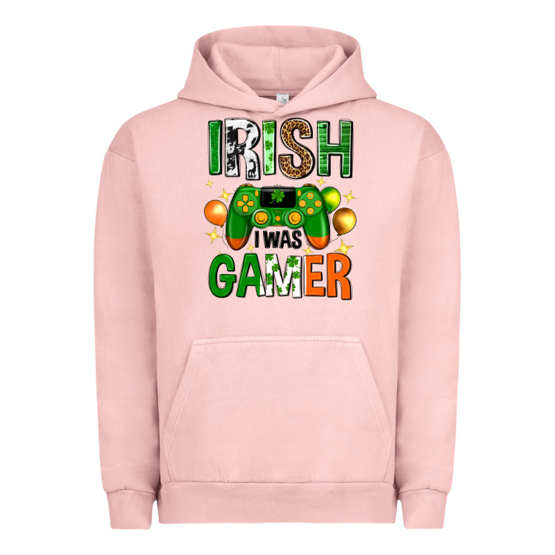 Irish I Was Gamer St. Patricks Day Urban Hoodie by Neo Western | Teevron