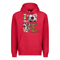 Cardinal western love soccer Premium Hoodie - HRA Design Shop