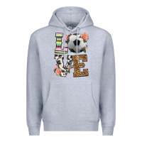 Heather Grey western love soccer Premium Hoodie - HRA Design Shop