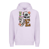 Lilac western love soccer Premium Hoodie - HRA Design Shop