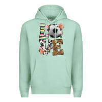 Seafoam western love soccer Premium Hoodie - HRA Design Shop