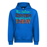 Cobalt the future on what you do today Urban Hoodie - HRA Design Shop
