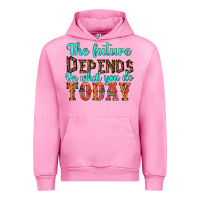 Fuchsia Pink the future on what you do today Urban Hoodie - HRA Design Shop