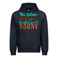 Navy the future on what you do today Urban Hoodie - HRA Design Shop