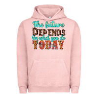 Pigment Salmon the future on what you do today Urban Hoodie - HRA Design Shop