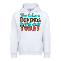 White the future on what you do today Urban Hoodie - HRA Design Shop