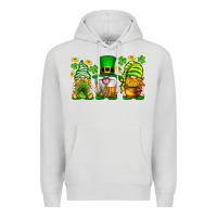 Dove Grey St. Patrick's Day gnomies Premium Hoodie - Neo Western