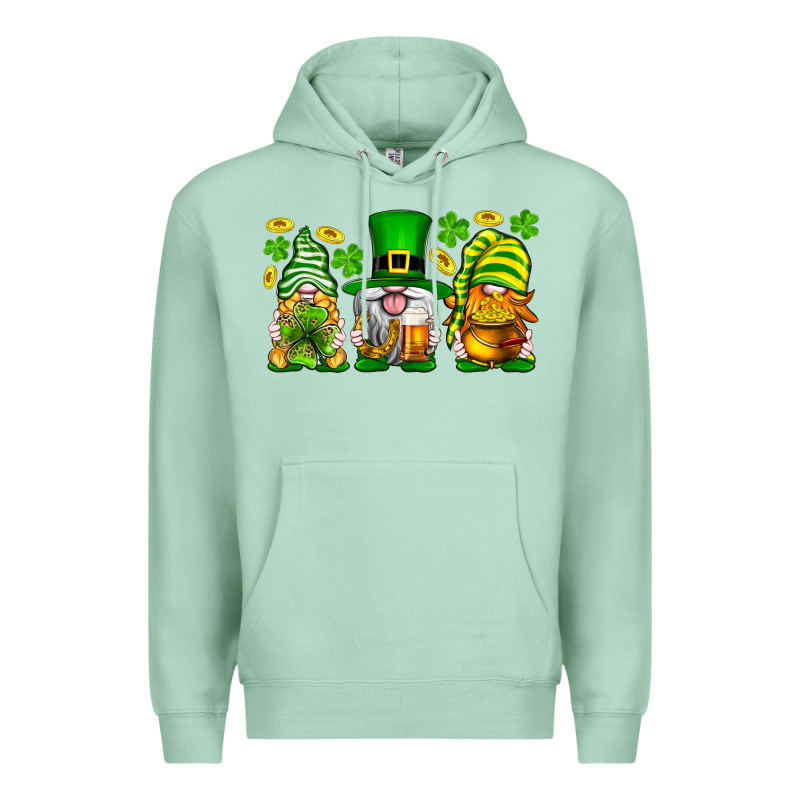 St. Patrick's Day Gnomies Premium Hoodie by Neo Western | Teevron