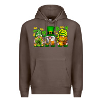 Coffee St. Patrick's Day gnomies Premium Hoodie - Neo Western