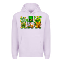 Lilac St. Patrick's Day gnomies Premium Hoodie - Neo Western