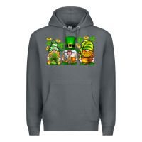 St. Patrick's Day Gnomies Premium Hoodie | Teevron