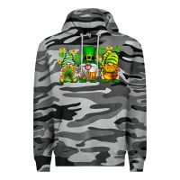 Slate Camo St. Patrick's Day gnomies Premium Hoodie - Neo Western