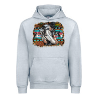 Heather Grey cowgirl Urban Hoodie - SublimationCraftShop