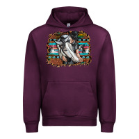 Mauve Wine cowgirl Urban Hoodie - SublimationCraftShop